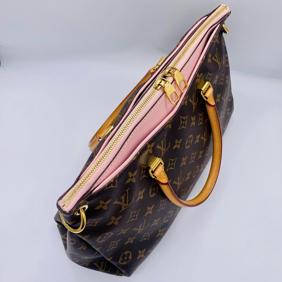 Louis Vuitton Brown and Pink Monogram Shoulder Bag - Picture 10 of 16